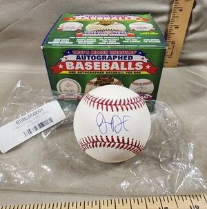 Tristar Hidden Treasures Lucas Duda Autographed Baseball New In Box